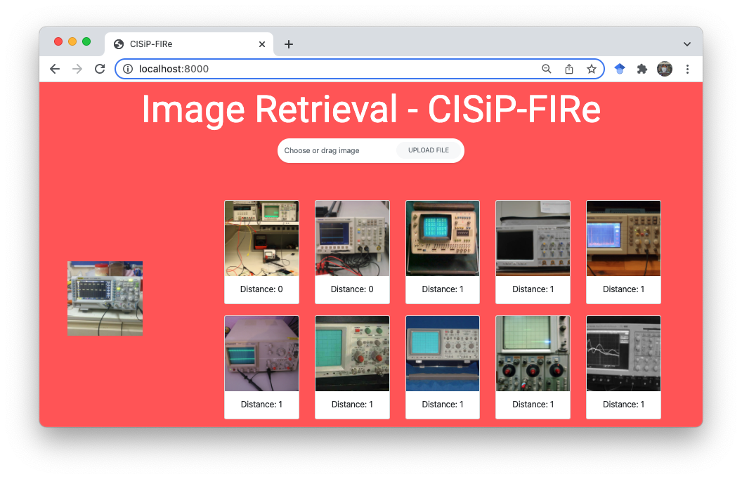 web interface